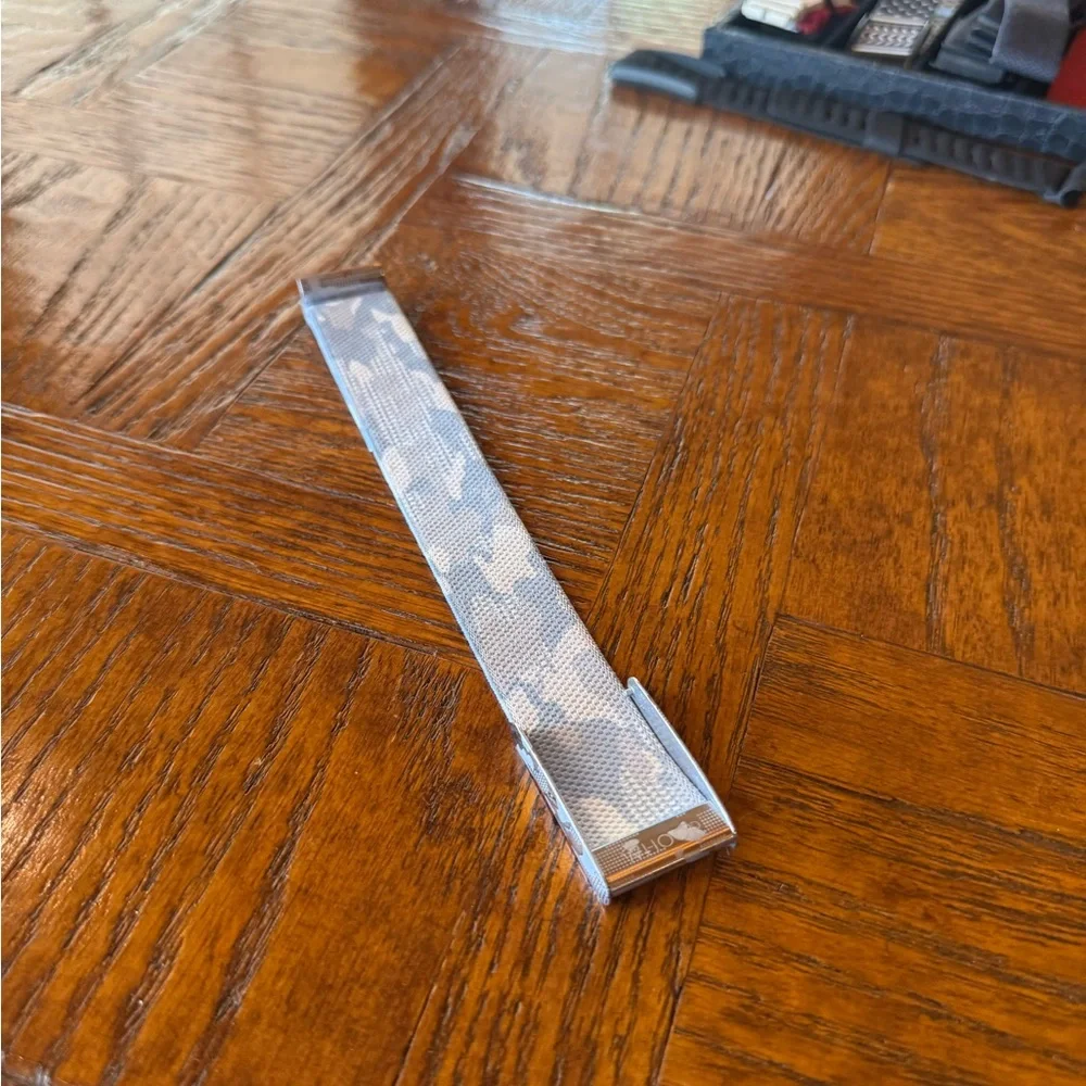Light Blue Camo Replacement Watch Band - Unbranded